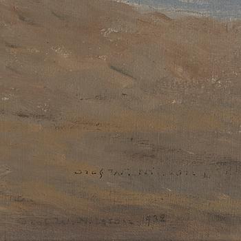OLOF WALFRID NILSSON, oil on canvas, signed and dated 1932.