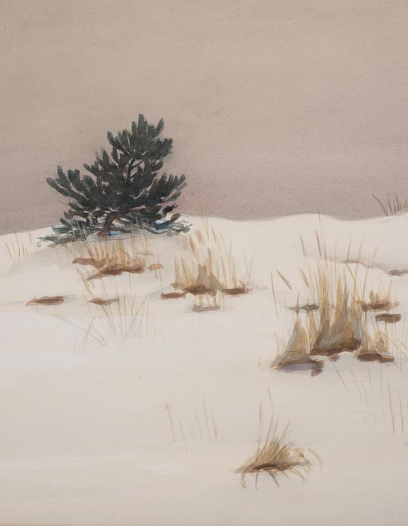 Axel Sjöberg, Winter, Sandhamn.