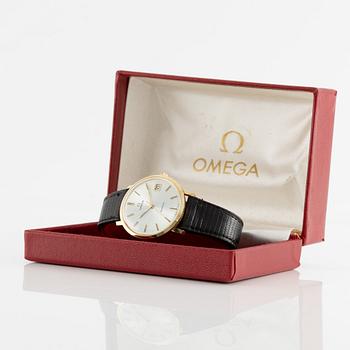 Omega, Genève, wristwatch, 34 mm.