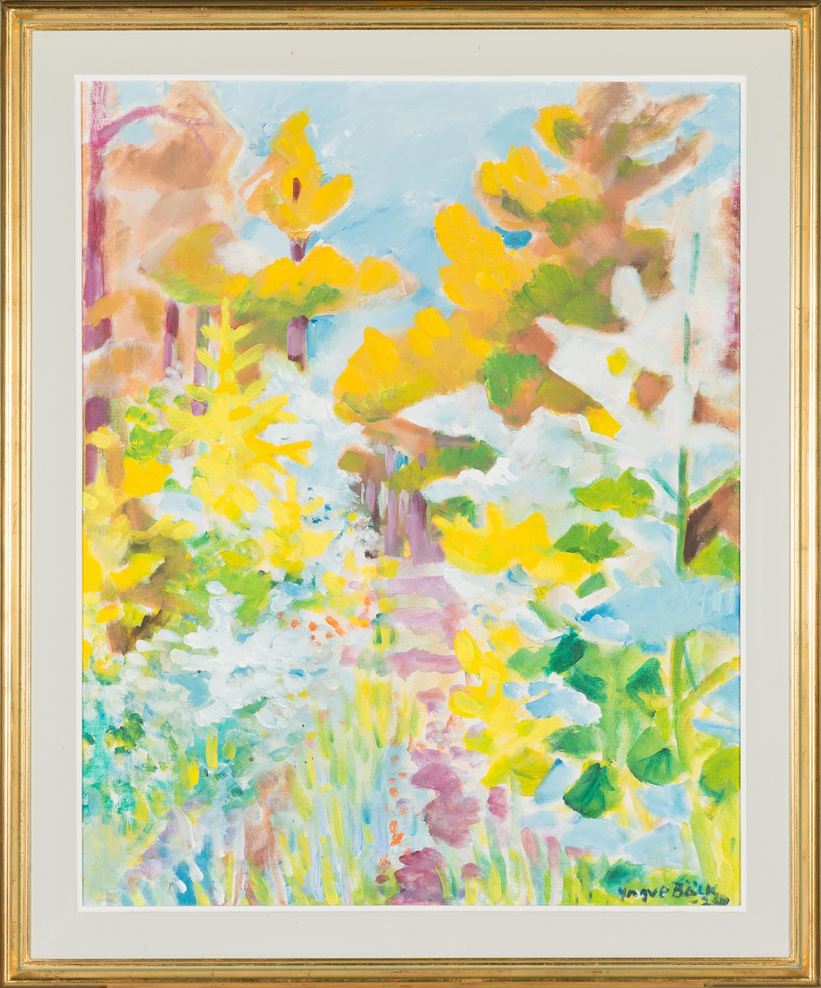 Yngve Bäck, olja på duk, signerad och otydligt daterad.