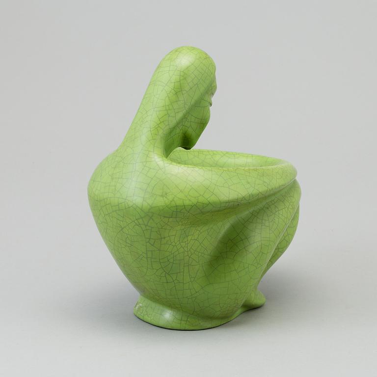 GÉZA GORKA, a ceranmic sculpture from Nógrádveröce, Hungary, 1930's.