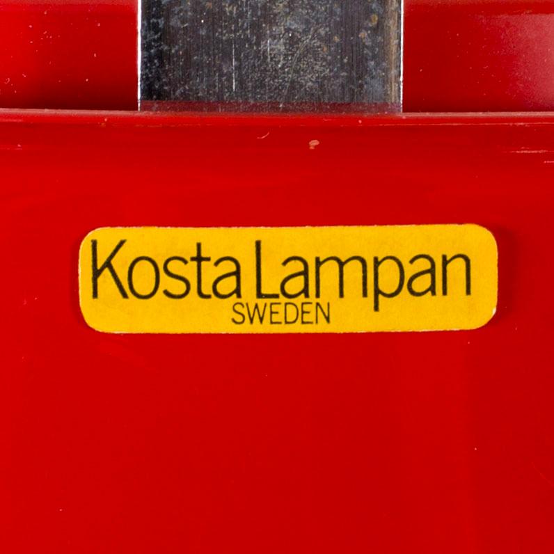 PER SUNDSTEDT -TAKLAMPA "Hinken", Kosta Lampan, formgiven 1972.