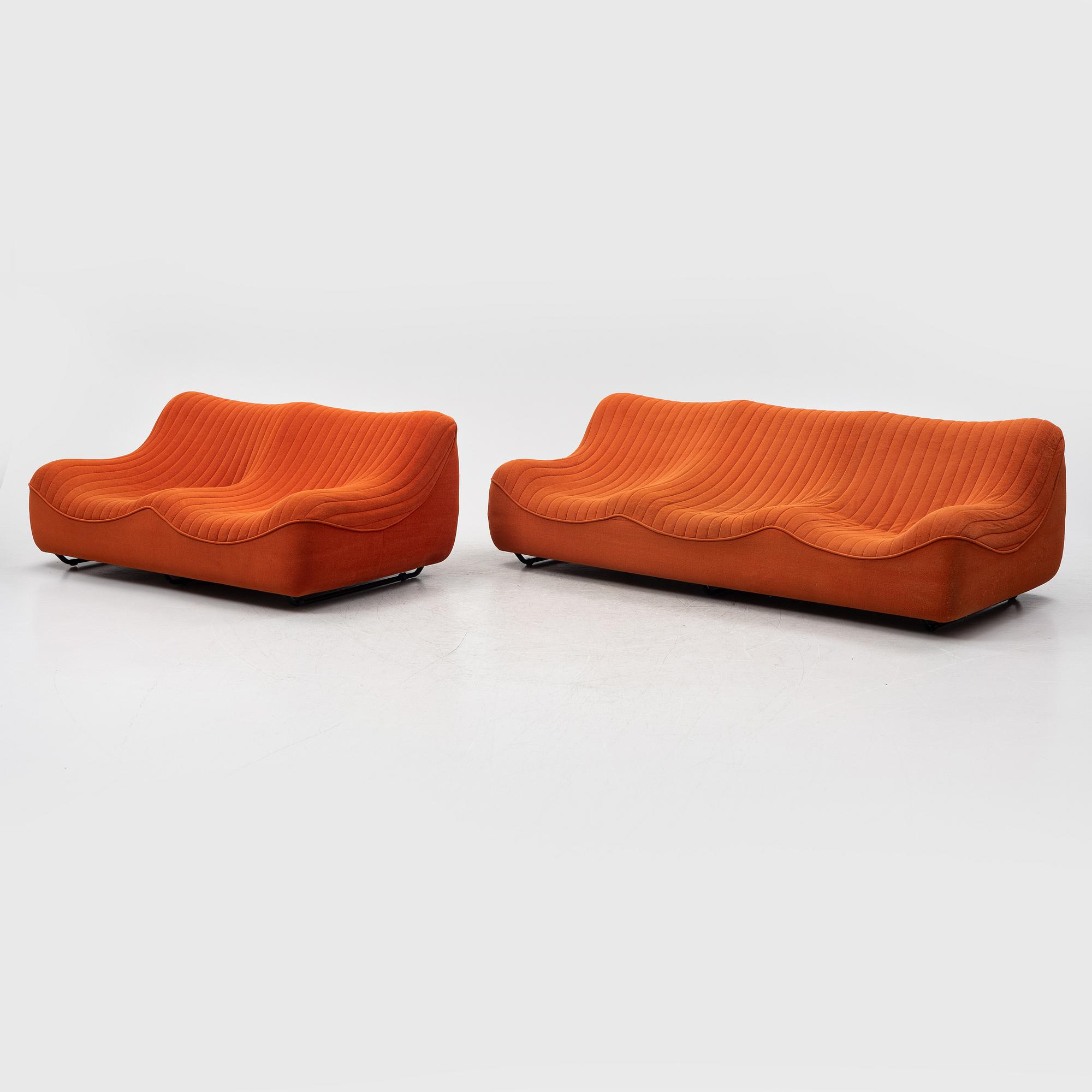 Two 'Mussy' sofas, Ulferts, 1970's.