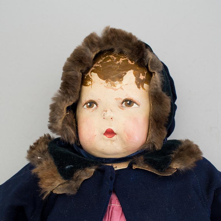 A Käthe Kruse girl doll, Germany, 1920s.