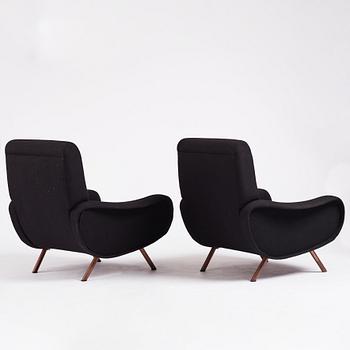 Marco Zanuso, a pair of 'Lady Chairs', Arflex, Italy, post 1951.