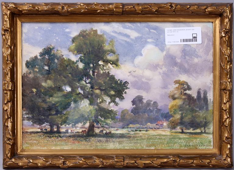 ERIK EKENGREN, ERIK EKENGREN, akvarell, sign och dat 1910.