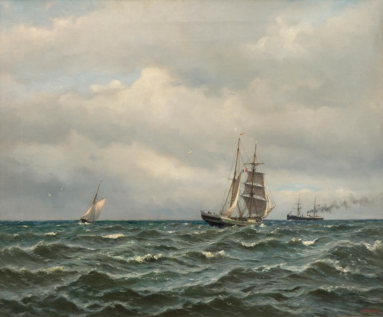 OSCAR KLEINEH, HAVSLANDSKAP.