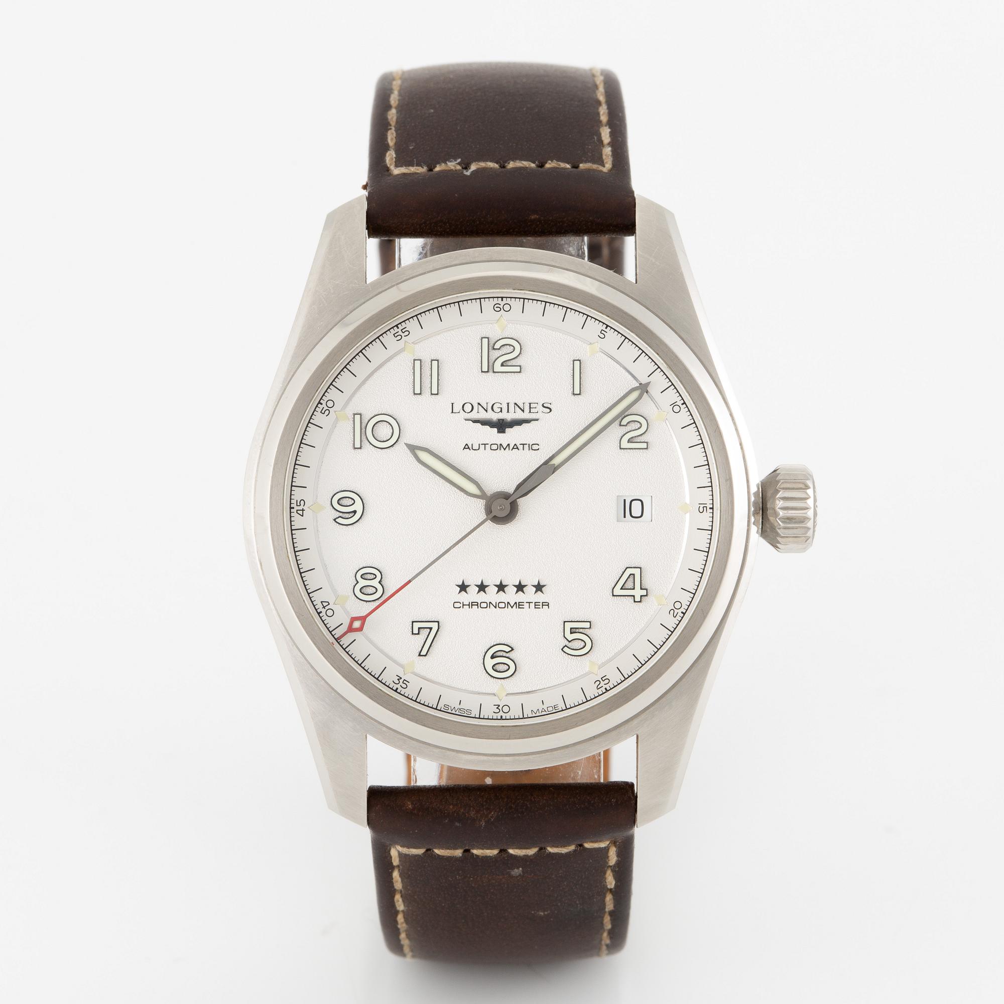 Longines, Spirit, wristwatch, 40 mm.