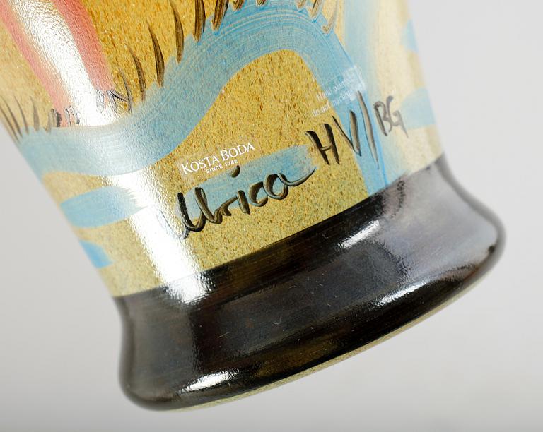 VAS, glas, Ulrica Hydman-Vallien, Kosta Boda.