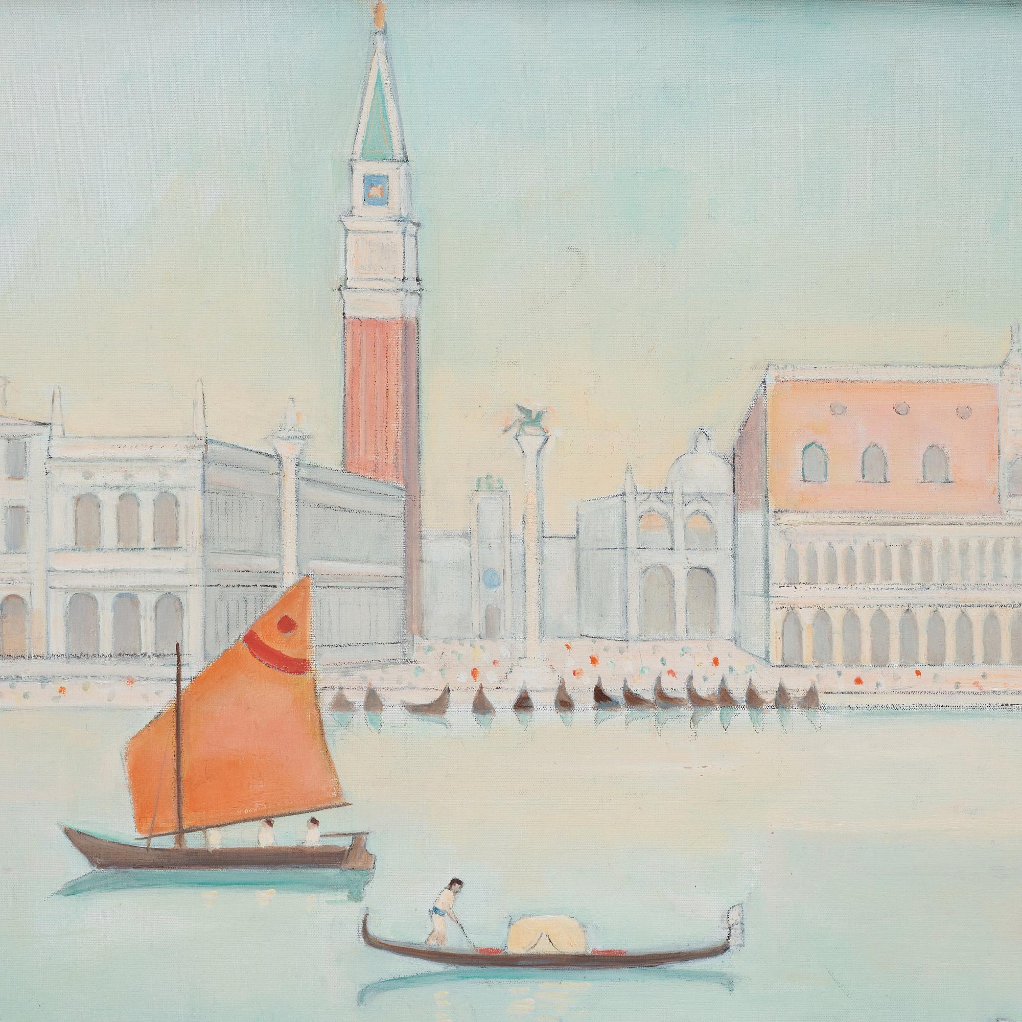 Einar Jolin, View over the Doge's Palace (Palazzo Ducale), Venice.