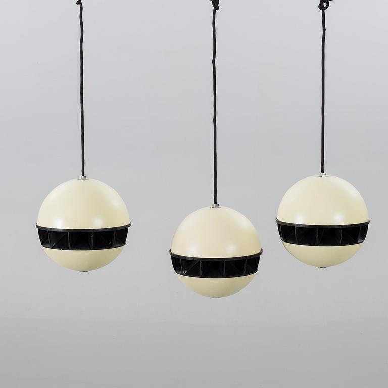 HÖGTALARE, tre st, TOA PA System, "Pendent Ball Speakers BS-367", Kobe, Japan, 1970-tal.