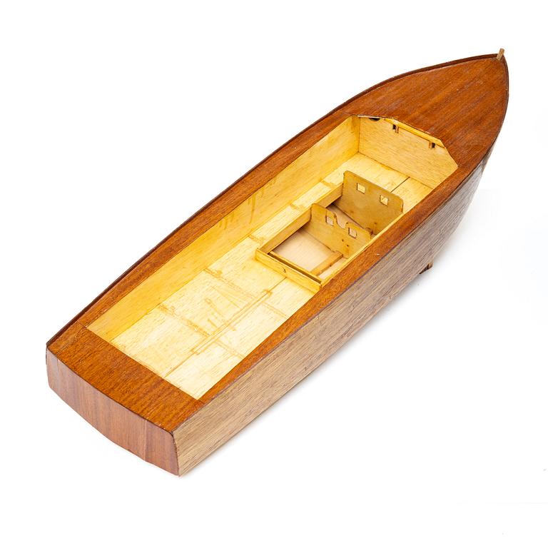 Boat model, 1950s.
