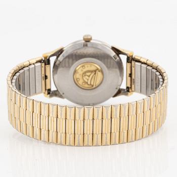 Omega, Constellation, Calendar, "Pie-Pan", armbandsur, 34 mm.