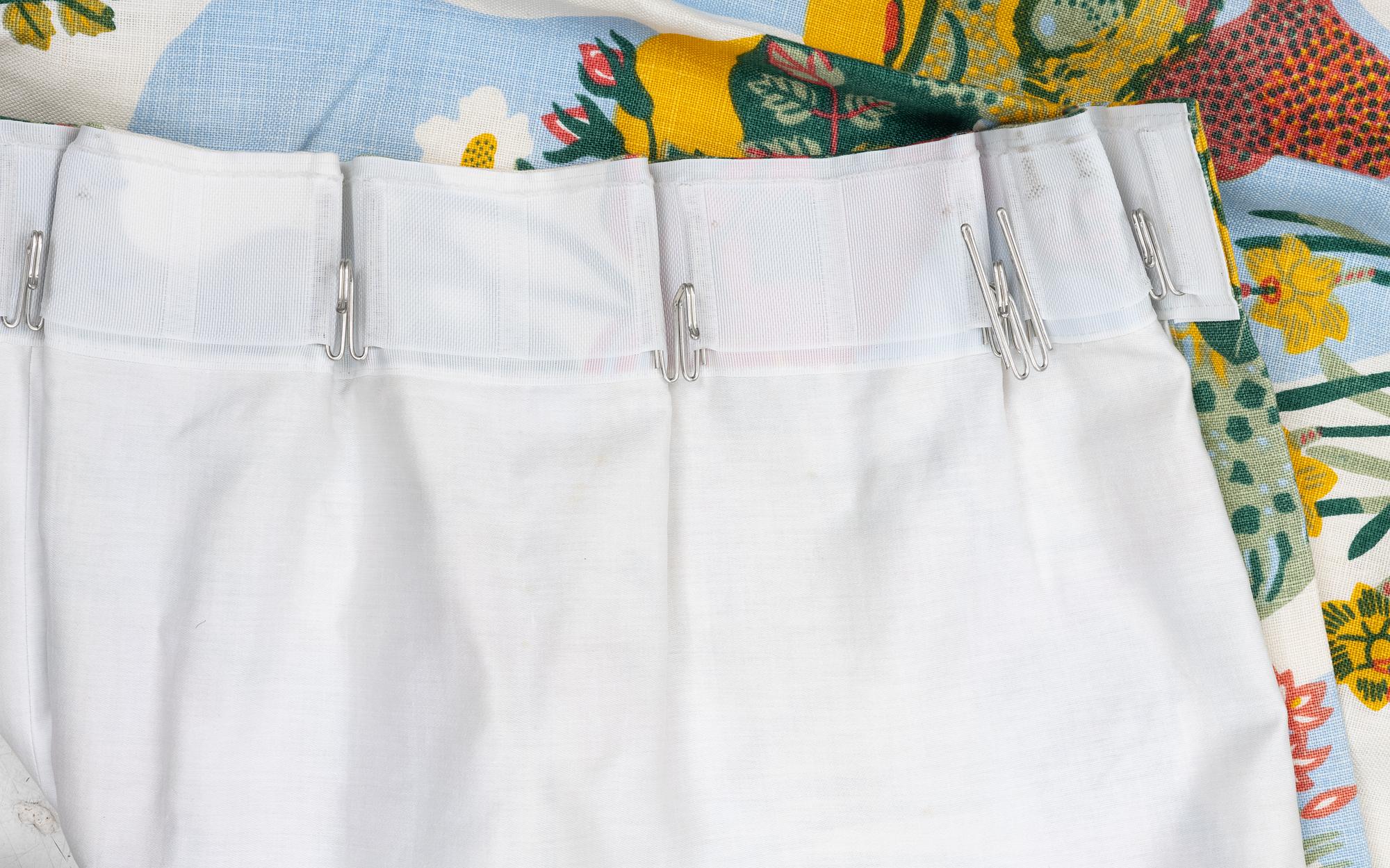 Josef Frank, curtains, a pair, "Anacreon", Svenskt Tenn.