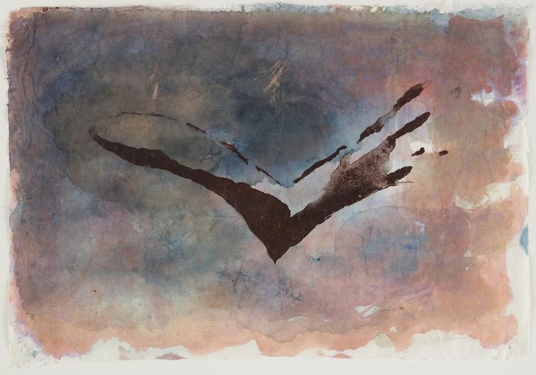 CURT ASKER, watercolor, signed and dated -90.