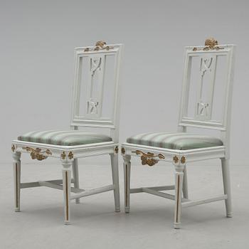 STOLAR, ett par, gustavianska, Lindome, 1700-talets slut.