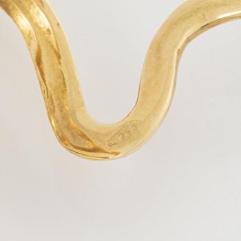 Ring, 18K gold in the form of a serpent.