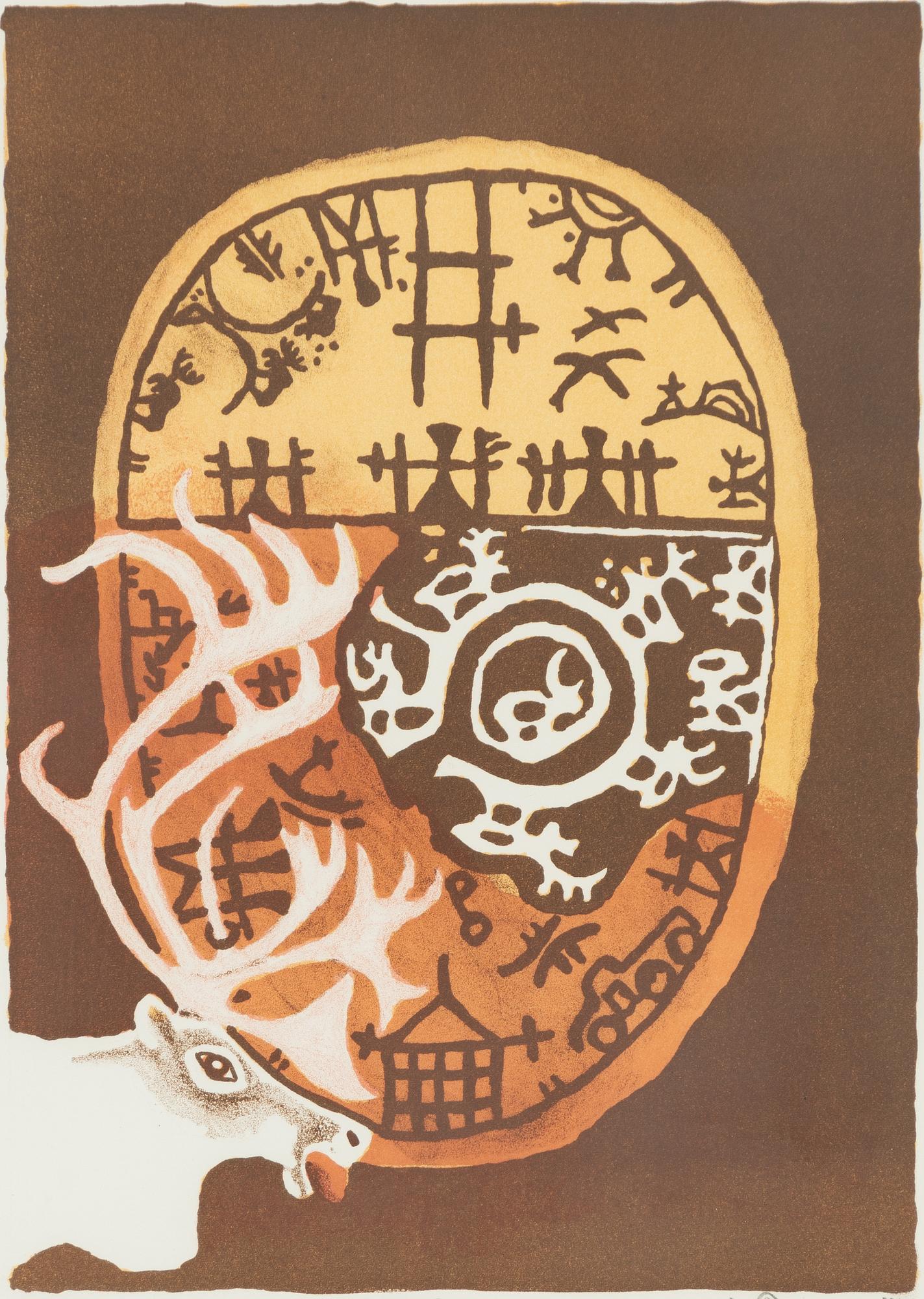 Lars Pirak, Composition with Reindeer.