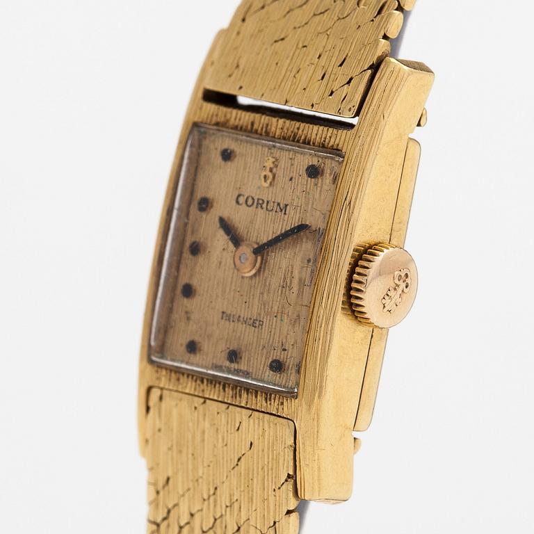 Corum, Tillander, wristwatch, 14 x 16 mm.