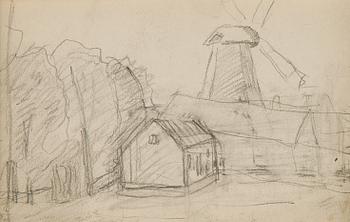 Carl Kylberg, pencil drawing.