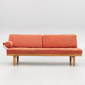 Alf Svensson & Yngvar Sandström (S-design), sofa / daybed, "Carina", Kock Möbel AB, Malmö, 1960s.