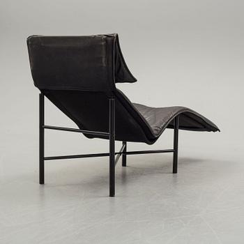 A 1980/90's leather "Skye" lounge chair by tord Björklund for IKEA.