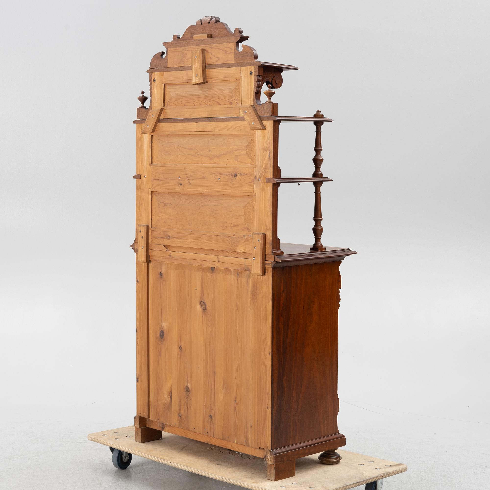 Attic shelf, 19th century.