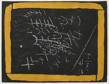 Antoni Tàpies, The translation of "Pissarra" to English is "Pissarra." It appears to be a proper noun or a specific term that does not have a direct translation.