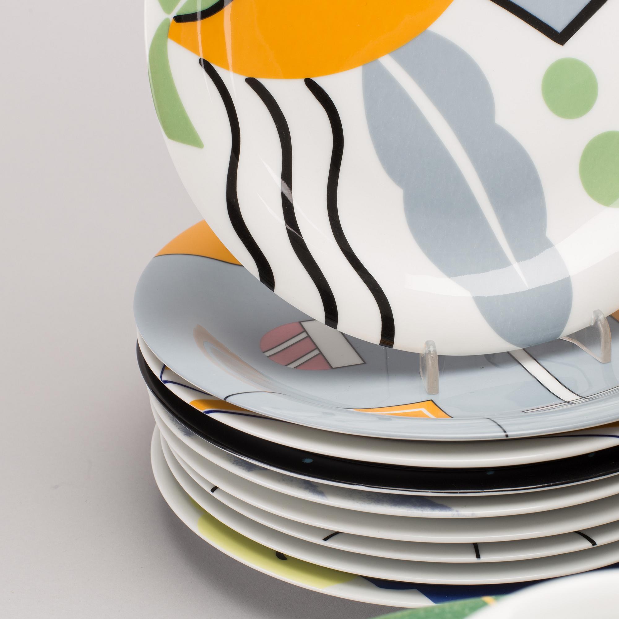 MAT/TESERVIS, 36 delar, porslin, Rörstrand Designers Collection.