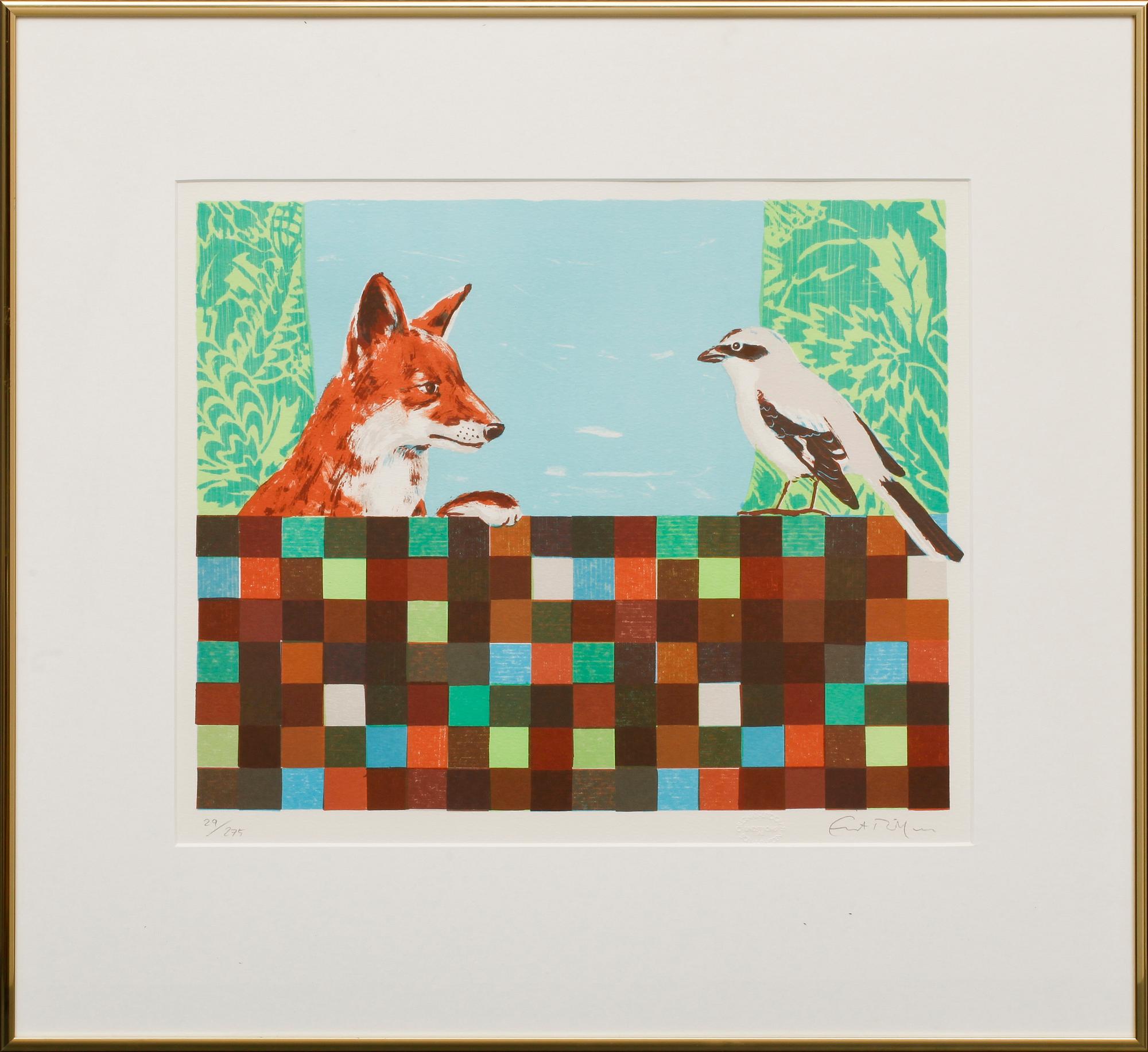 ERNST BILLGREN, färglitografi, sign och numr 29/275.