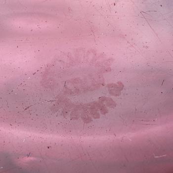 Tyra Lundgren, a set of two glass dove sculptures model "10627", Venini, Murano, Italy, post 1938.