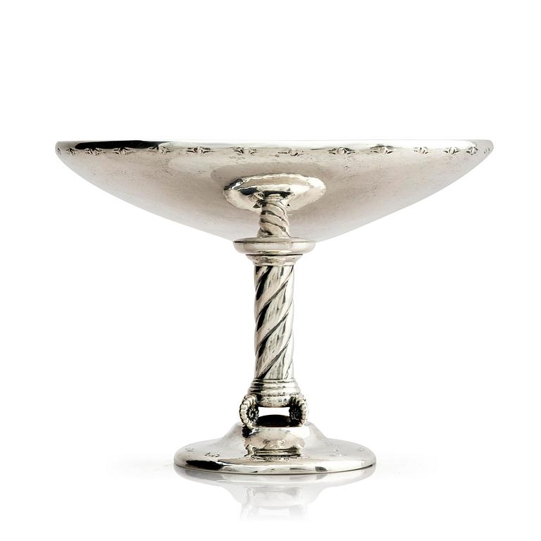W.A. Bolin, a silver bowl, Stockholm, Sweden 1923.