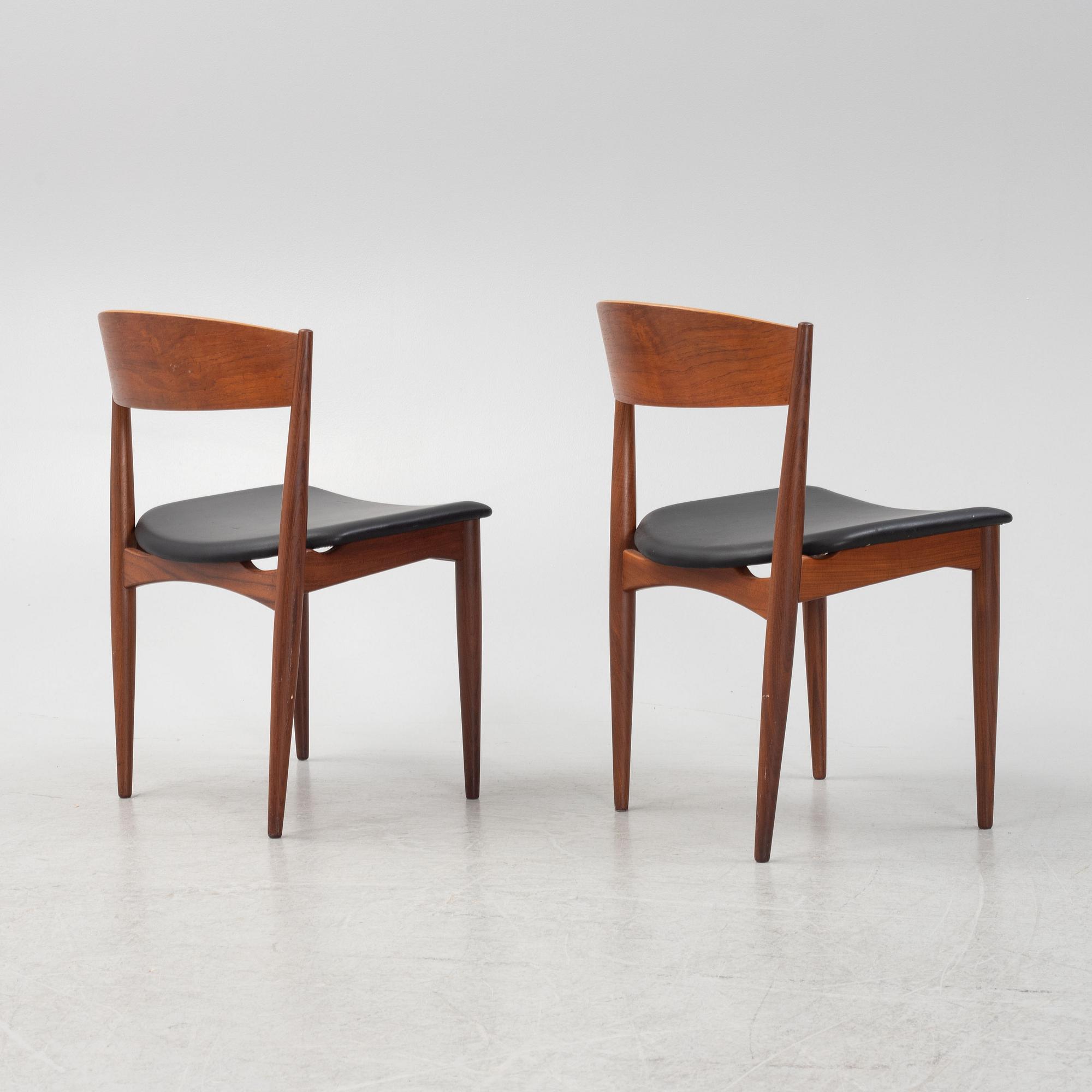 Stolar, 6 st, Danmark, 1960-tal.