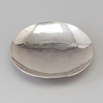 ATELIER BORGILA, a sterling silver bowl from Stockholm, 1970.