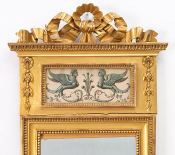 Late Gustavian mirror by Carl Gustaf Fyrwald (master in Stockholm 1776–1825).