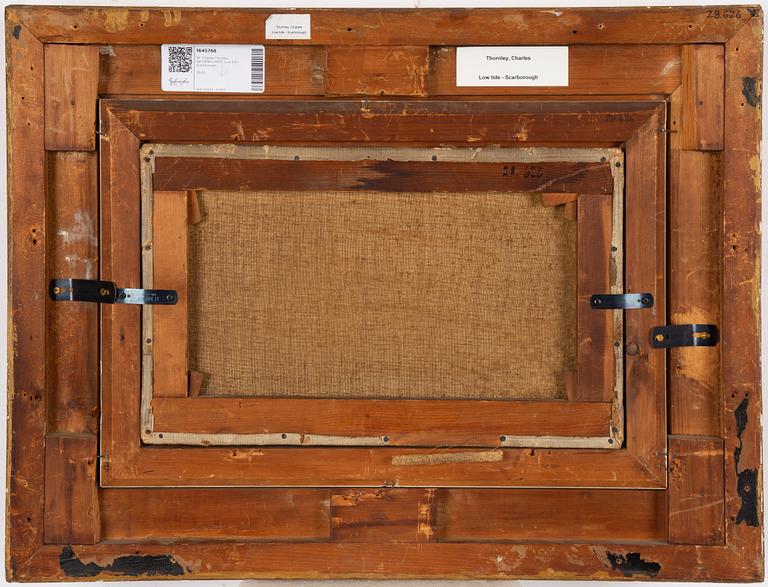 Charles Thornley, "Low tide - Scarborough".