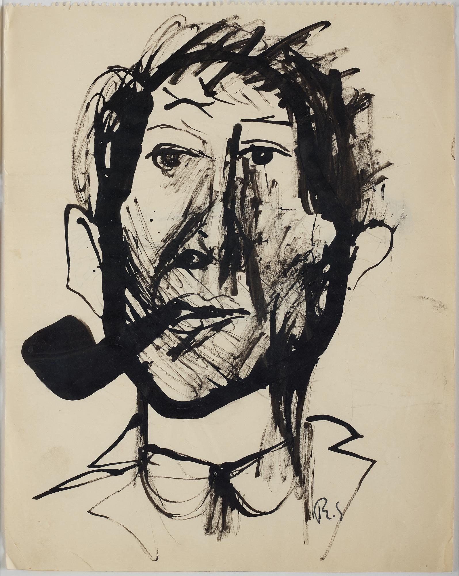 Ragnar Sandberg, indian ink on paper, signed.