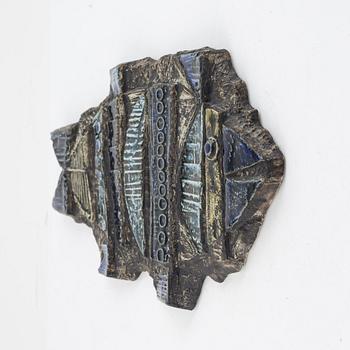 Lisa Larson, a stoneware wall relief, Gustavsberg Studio, Sweden, in production 1963-69.