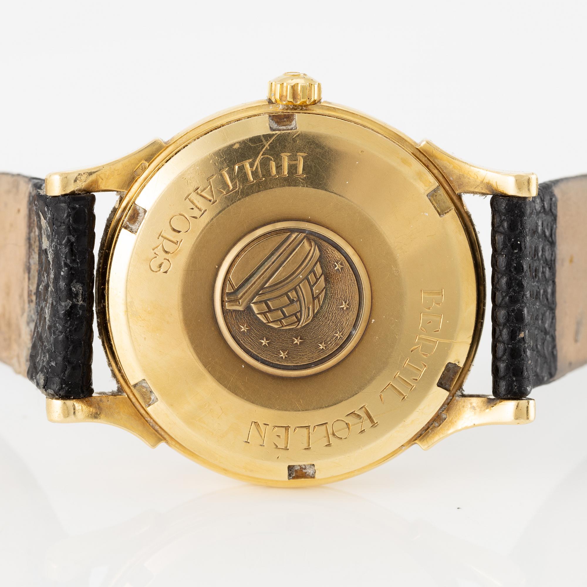 Omega, Constellation, "Pie-pan", wristwatch, 34.5 mm.