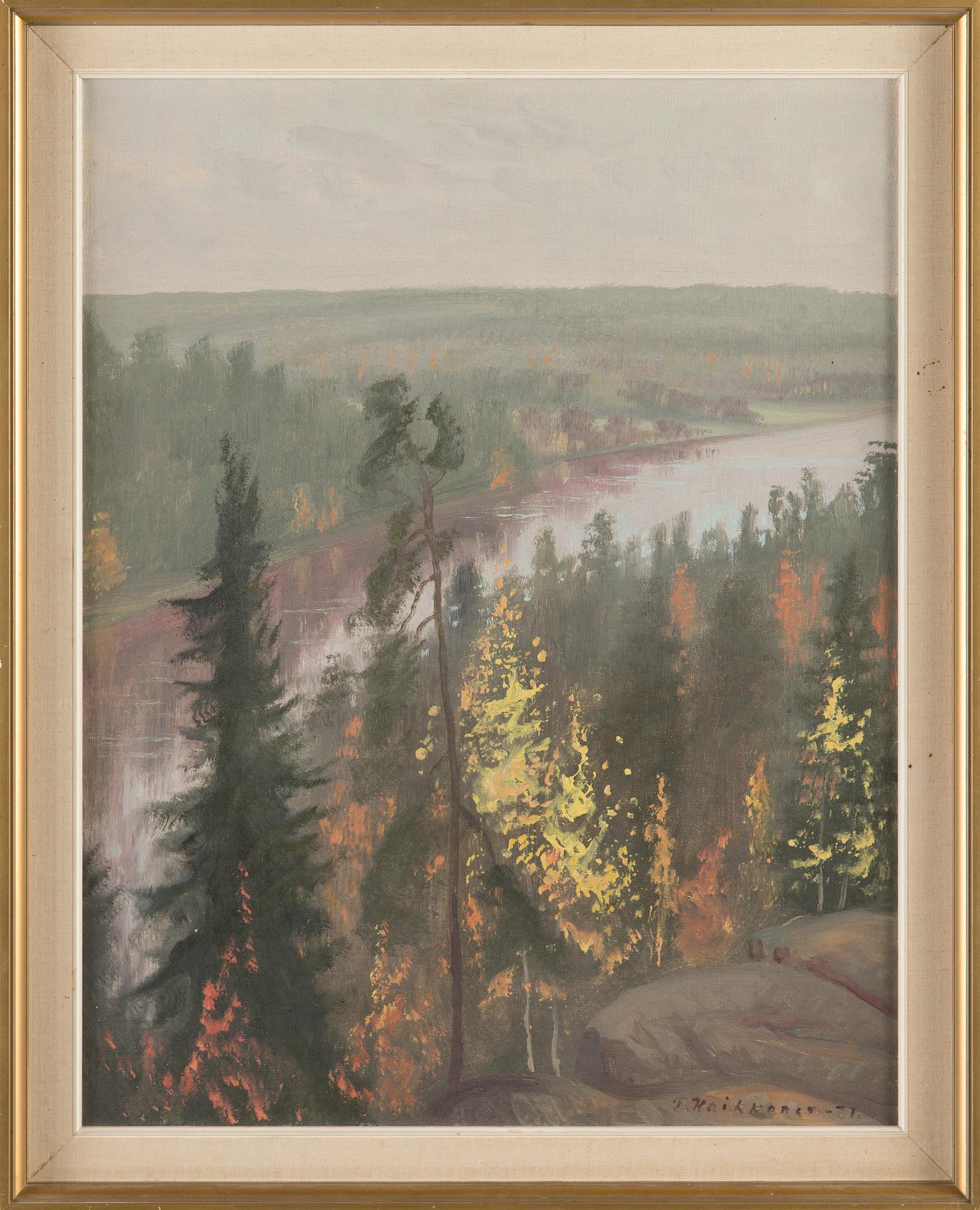 Paavo Kaikkonen, oil on canvas, signed and dated -71.