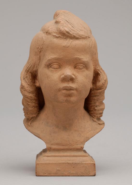 NILS MÖLLERBERG, skulptur, terracotta, sign.