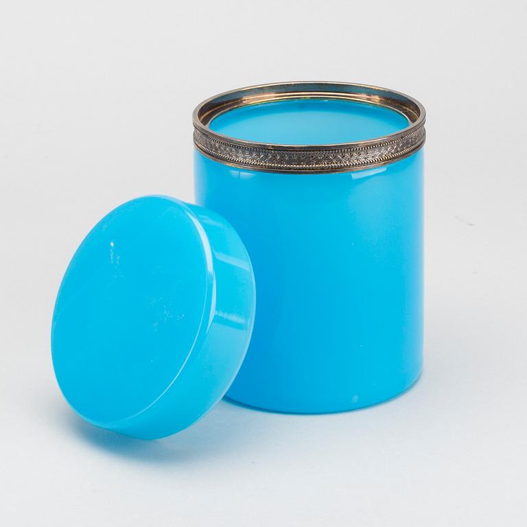 ASK MED LOCK, glas, Frankrike 1900-talets första hälft.