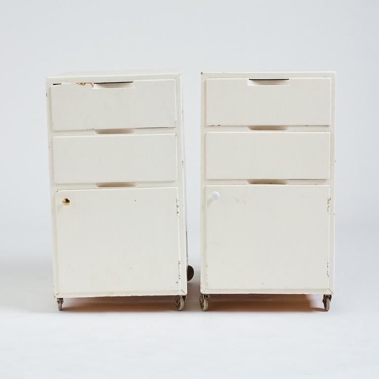 Alvar Aalto, a pair of chest of drawers, O.y Huonekalu-ja Rakennustyötehdas, Finland, ca 1932, designed for Paimio.