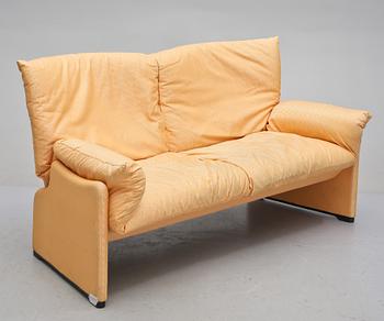 SOFFA,  "Palmaria", Vico Magistretti, Cassina, etikettmärkt, 1900-talets andra hälft.