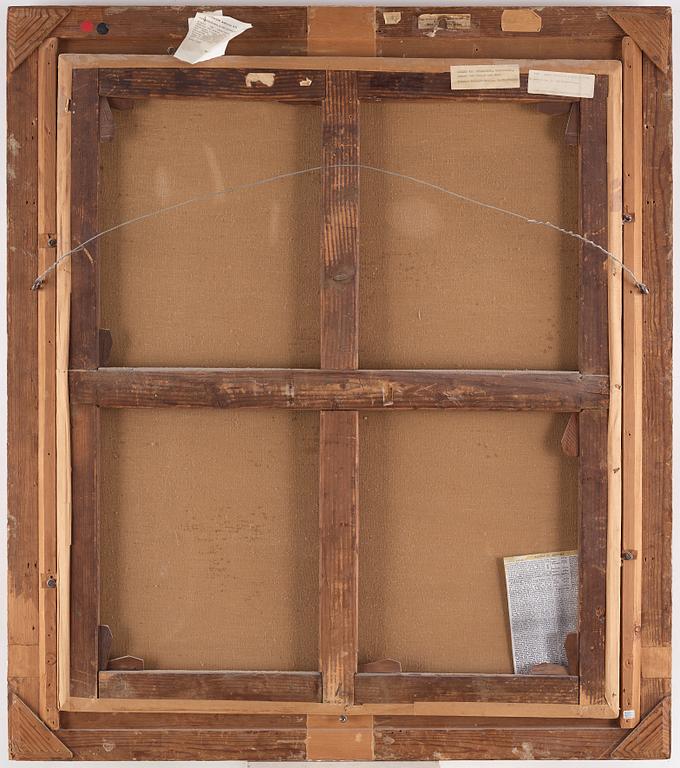 Jacob van Ruisdael, Landscape with waterfall and a castle on a cliff.