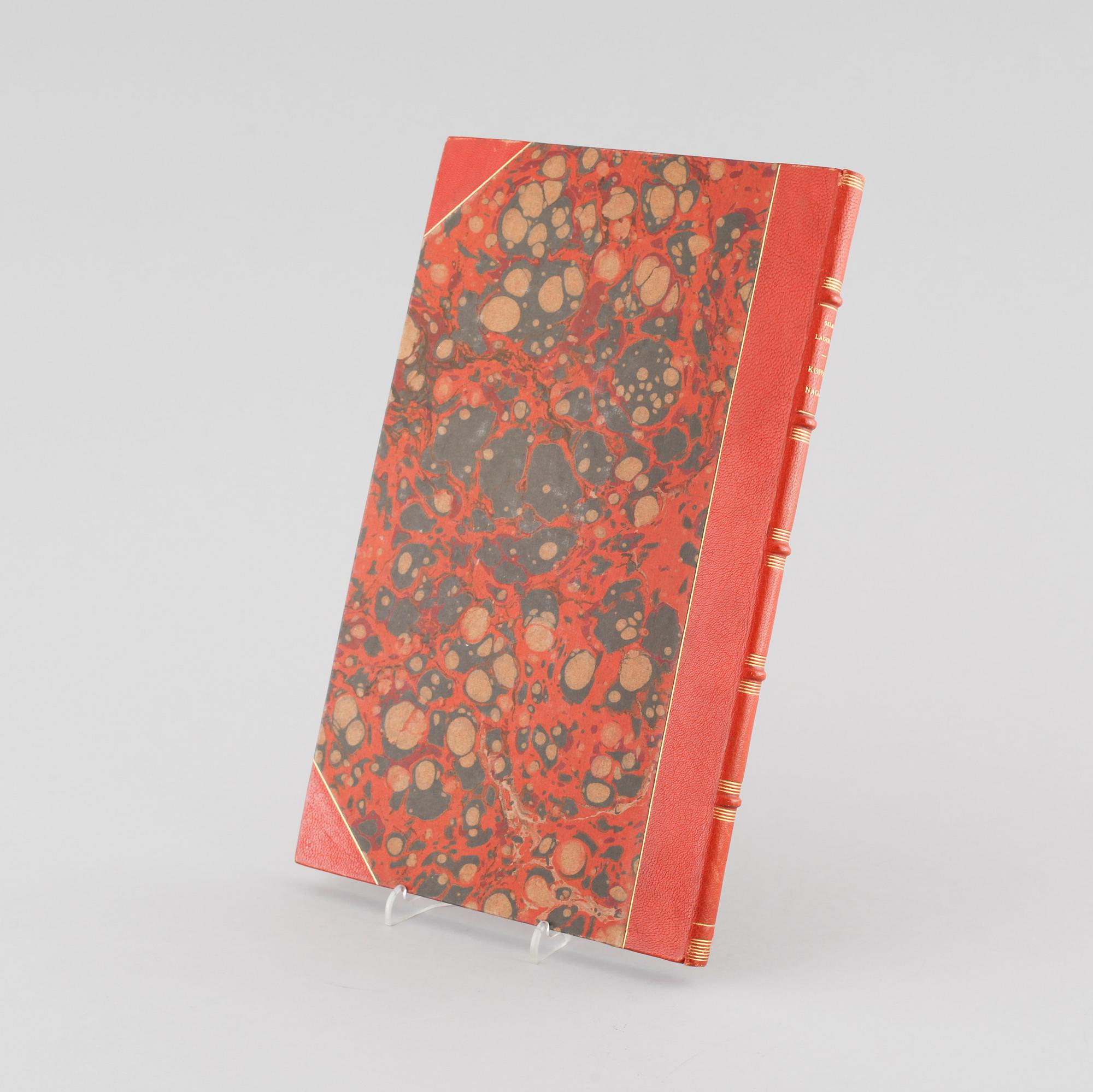 MANUSCRIPT, original by Selma Lagerlöf (1858-1940), "Kopparnageln".
