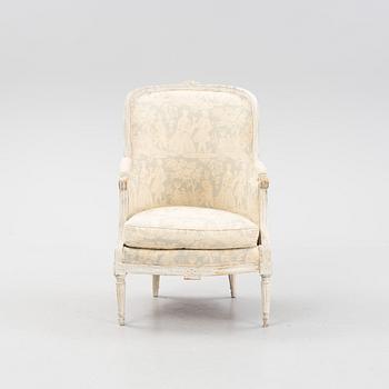 Bergère, Louisx XVI-stil, Frankrike, 1800-tal.