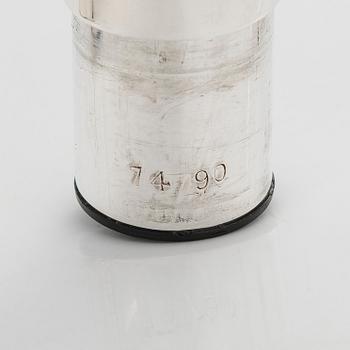 Tapio Wirkkala, a 'Nonstop' silver candelabrum, TW 432, numbered 74/90, for Kultakeskus, Hämeenlinna 2007.