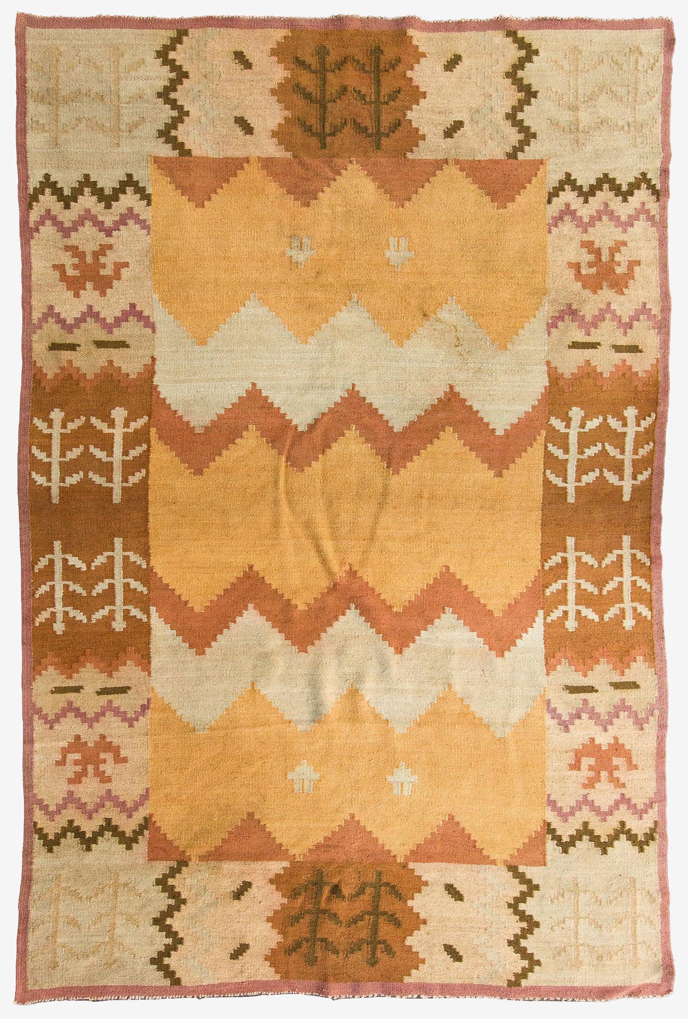 Karvalankamatto, 1930-luku. Noin 204 x 307 cm.