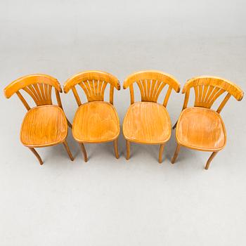 A set of four chair, Radomsko, Poland, latter half of the 20th Century.
